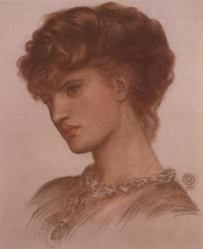 但丁 加百利 羅塞蒂 Portrait of Aflaia Coronio,nee Ionides 但丁 加百利 羅塞蒂 Portrait of Aflaia Coronio,nee Ionides